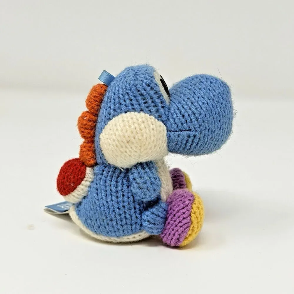 Nintendo Yoshi's Woolly World Wii U Blue Yarn Yoshi Amiibo Bundle Box No Game